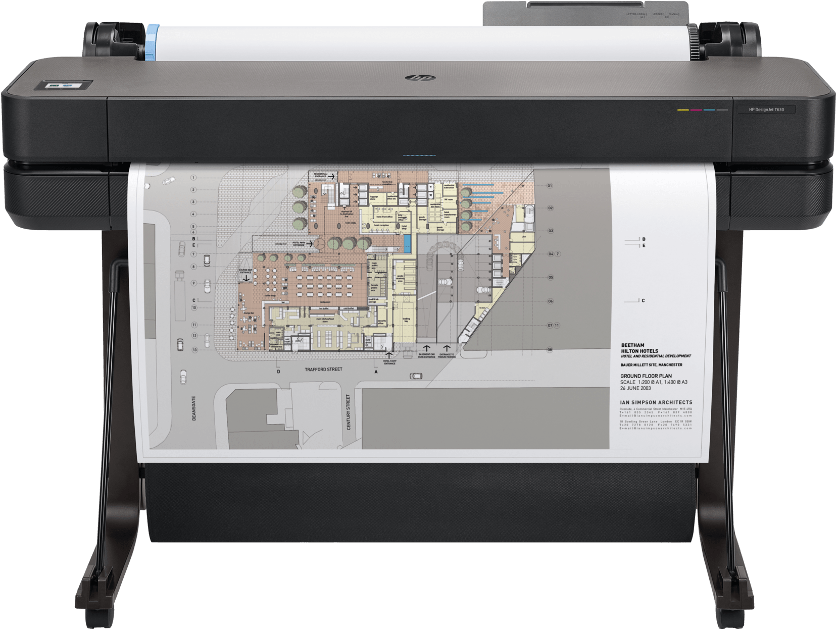 HP DesignJet T630 36-in Printer 2025 Edition, 5HB11D#B1K